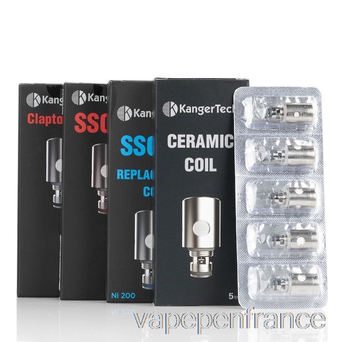 Bobines De Remplacement Kanger Ssocc Bobines 0,2ohm Ss Stylo Vape